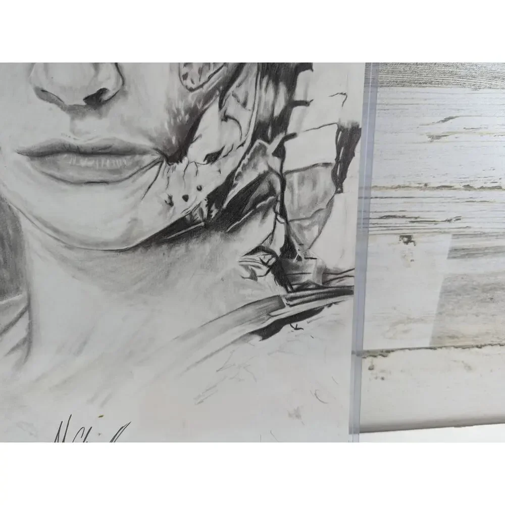 Species II Drawing Artwork‎ Eve Natasha Henstridge Drawing By M. Chug 05/04/2013